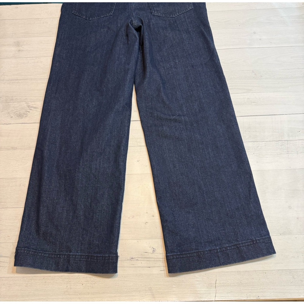 Rachel Zoe dark denim wide leg jeans women's size 8 - Picture 7 of 10
